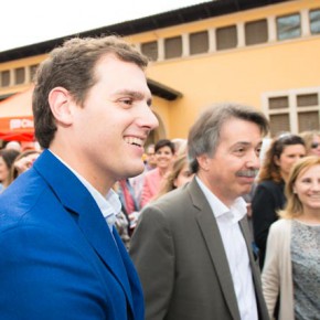 Albert Rivera visitó Palma el último día de la campaña para apoyar a los candidatos de Ciudadanos (C's) de Baleares