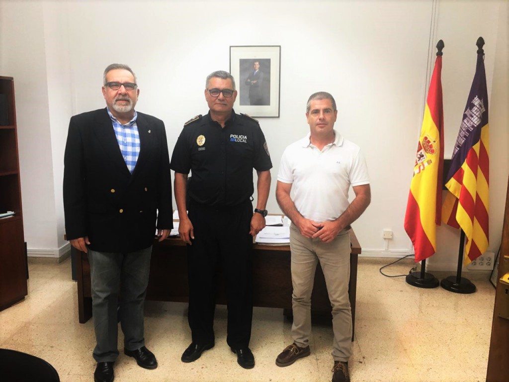 20160726 Los regidores de Cs Palma, Josep Lluís Bauzà y Bartomeu Cañellas, se han reunido con el Jefe de Policía de Palma