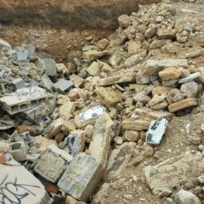 Cs Palma denuncia ante la Fiscalía de Medio Ambiente el lanzamiento de escombros sin tratar en las obras del canódromo
