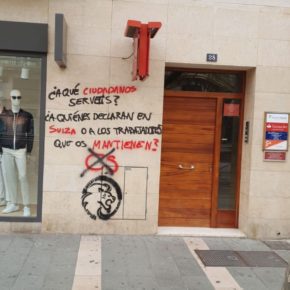 Cs denuncia pintadas ofensivas en su sede de Palma