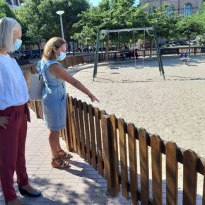 Cs Palma consigue el compromiso del Ayuntamiento para estudiar la retirada de la arena en los parques infantiles